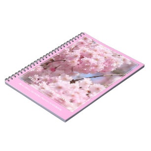 Caderno Espiral Blossomas de cereja chorando [notebook fotográfico