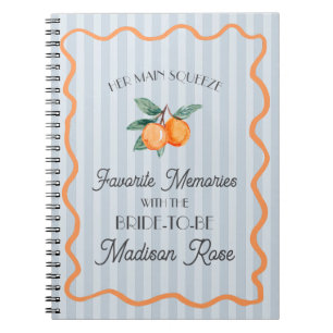 Caderno Espiral Blue Cutie Main Squeeze Memories Brit