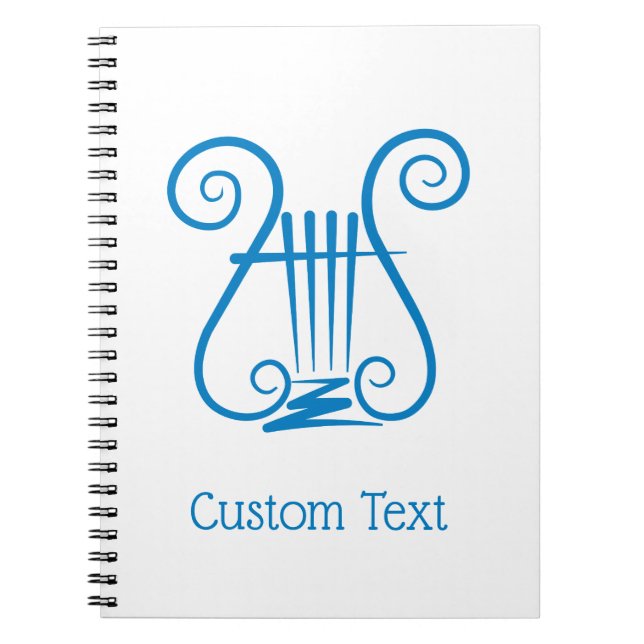 Caderno Espiral Blue Lyre (Frente)