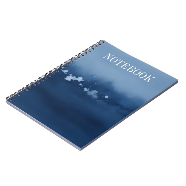 Caderno Espiral Blue Notebook (Left Side)