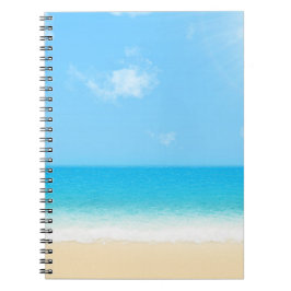 Caderno Espiral Blue Summer Beach