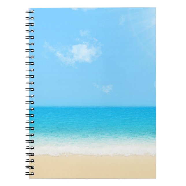 Caderno Espiral Blue Summer Beach (Frente)