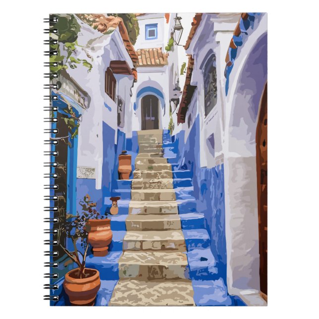 Caderno Espiral Blue Symphony (Frente)
