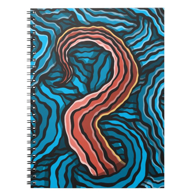 Caderno Espiral Blue Tentacle (Frente)