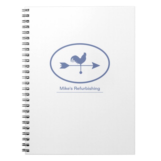 Caderno Espiral Blue Weathervane (Frente)
