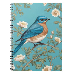 Caderno Espiral Bluebird William Morris Inspirou Turquois