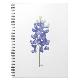 Caderno Espiral Bluebonnet da Flor Selvagem do Texas