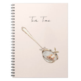 Caderno Espiral Blush Pink Hora do Chá