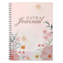 Blush Rosa Personalizado Floral Peônia Aquarela