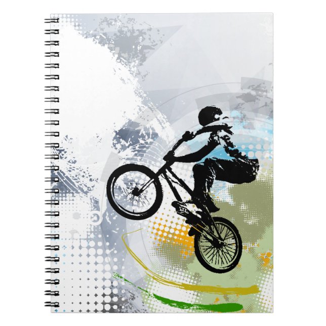 CADERNO ESPIRAL BMX (Frente)