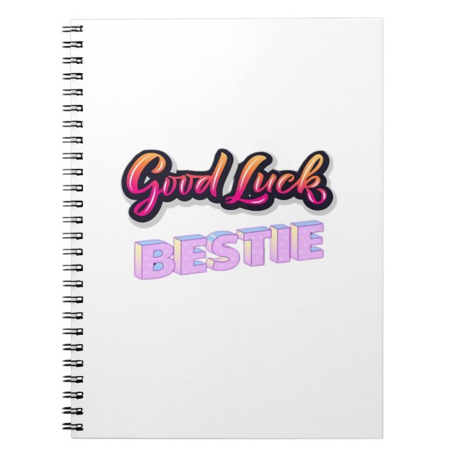 Caderno Espiral Boa Sorte Bestie (Frente)