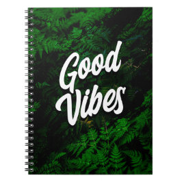 Caderno Espiral Boas Vibes Inspiradas na Natureza