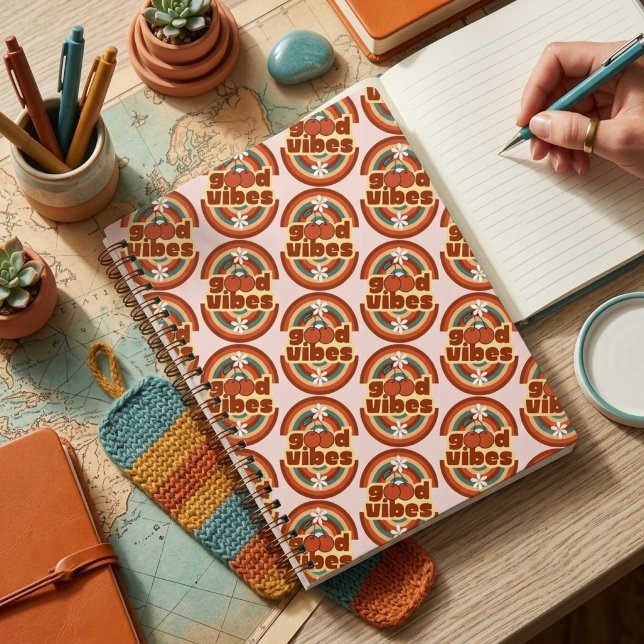 Caderno Espiral Boas Vibrações (Criador carregado)