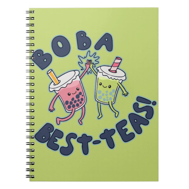 Caderno Espiral Boba Best-Teas! (Frente)