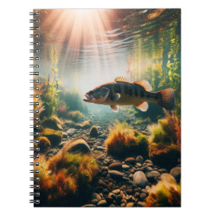 Caderno Espiral Boca subaquática grande