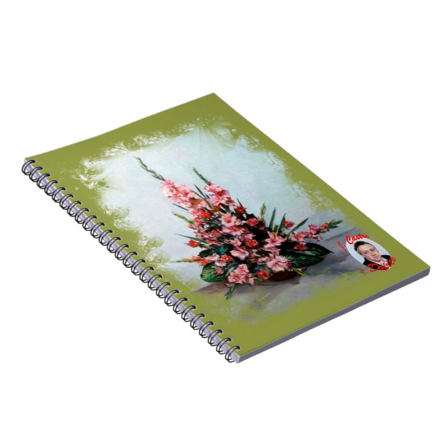 Caderno Espiral Bodegón de Flores (Lado Direito)