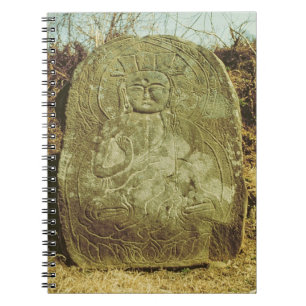 Caderno Espiral Bodhisattva assentado, coreano, ANÚNCIO c.985