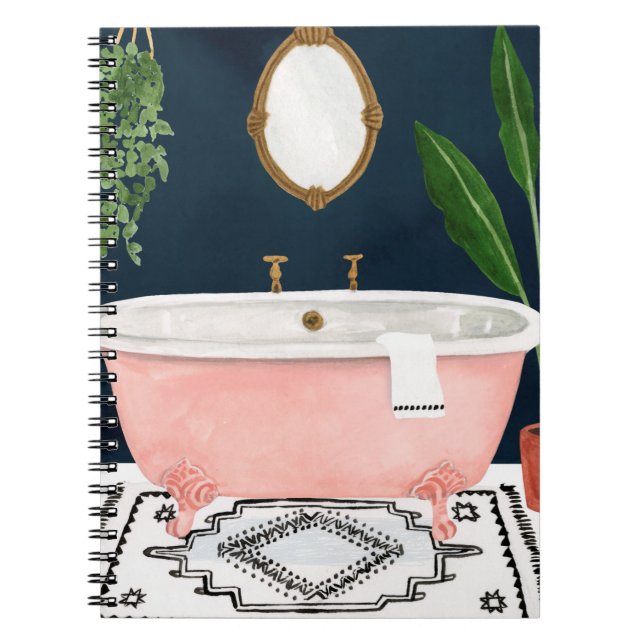 Caderno Espiral Boho Bath II (Frente)