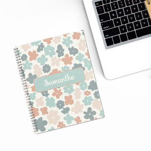 Caderno Espiral Boho retro impressão