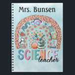 Caderno Espiral Boho Science Pensou que o Arco-Íris era personaliz<br><div class="desc">Boho Science Pensava que o Rainbow era notebook personalizado</div>