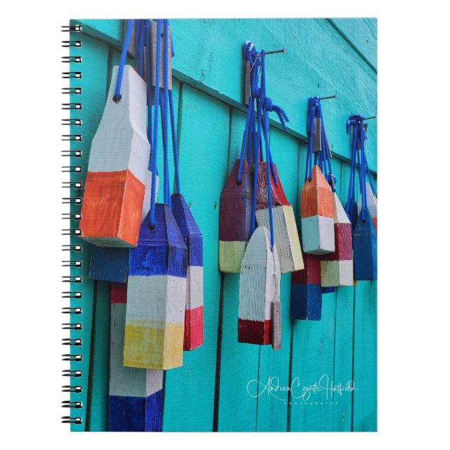 Caderno Espiral Boias Coloridas (Frente)