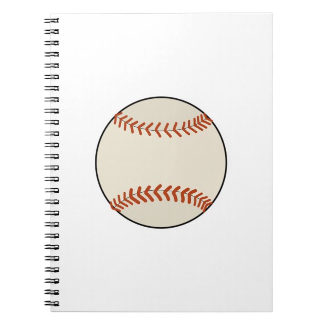 Caderno Espiral Bola de Baseball (Frente)