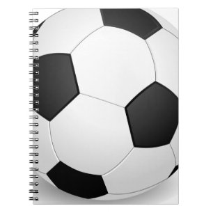 Caderno Espiral Bola de futebol 3D