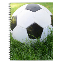 Caderno Espiral Bola de futebol clássica
