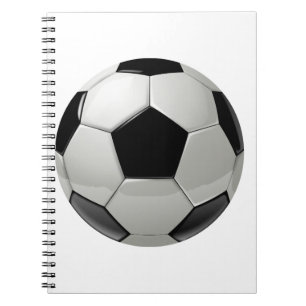Caderno Espiral Bola de futebol do futebol