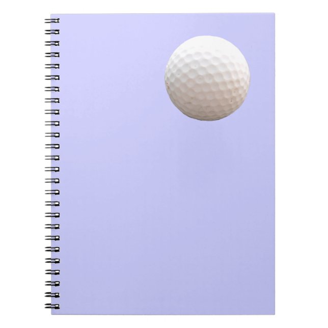 Caderno Espiral Bola de Golf no Céu (Frente)