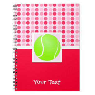 Caderno Espiral Bola de tênis bonito