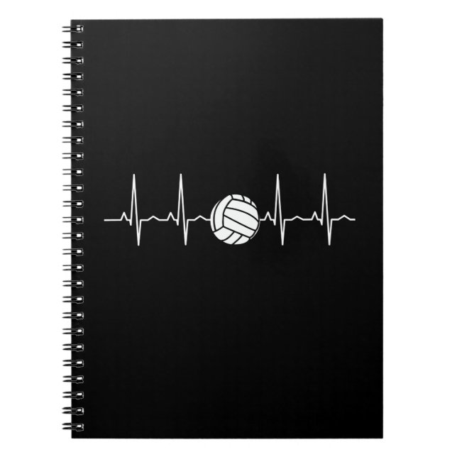 Caderno Espiral Bola de Voleibol (Frente)