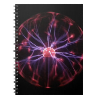 Caderno Espiral Bola do plasma