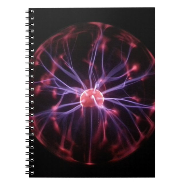 Caderno Espiral Bola do plasma (Frente)