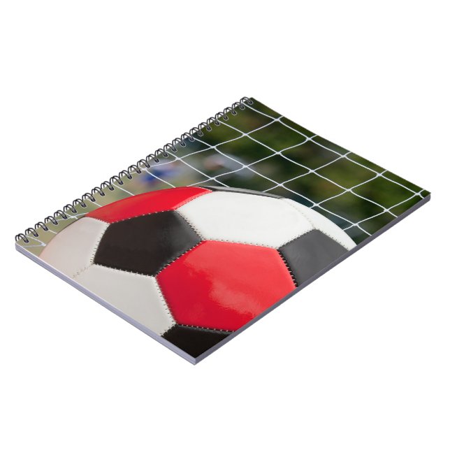 Caderno Espiral Bola e Rede de Futebol (Left Side)