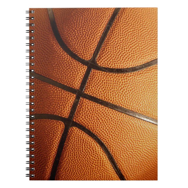Caderno Espiral Bola Laranja Grande, Notebook (Frente)