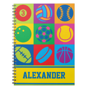 Caderno Espiral Bolas de Pop
