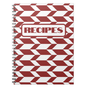 Caderno Espiral Bold Duas Setas Clínicas com Traço Vermelho Branco