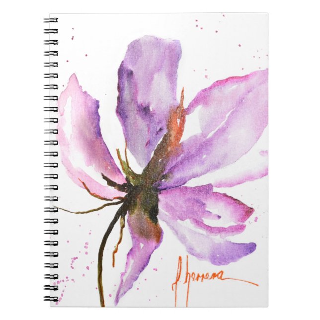 Caderno Espiral Bold Floral IV (Frente)