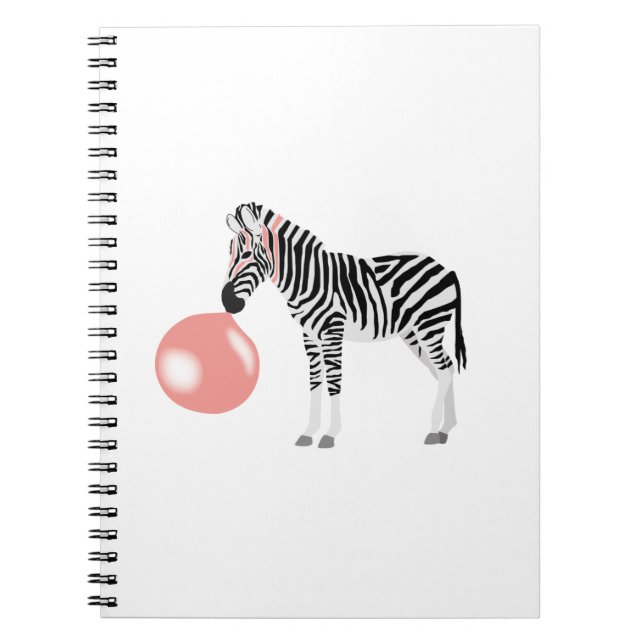 Caderno Espiral Bolha de Bocha de Goma Zebra (Frente)