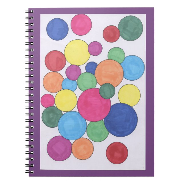 Caderno Espiral Bolhas (Frente)