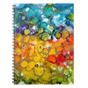 Caderno Espiral Bolhas de Diário de Lovitude