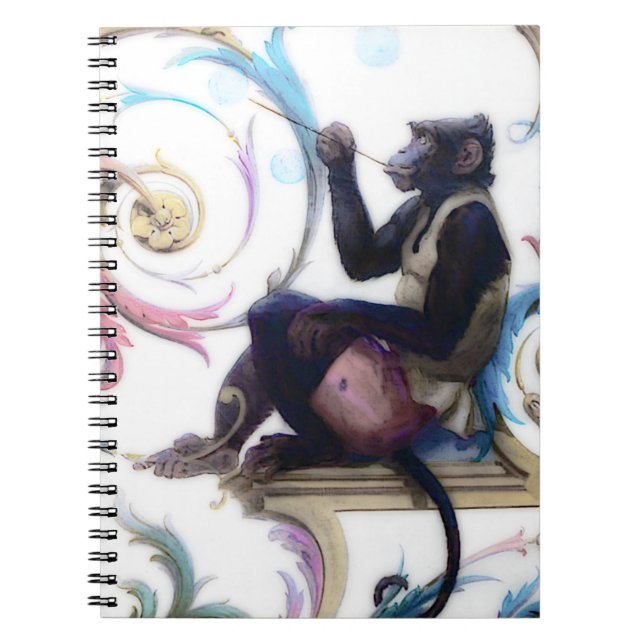 Caderno Espiral Bolhas de Macacos (Frente)