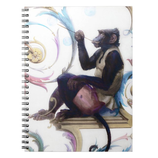 Caderno Espiral Bolhas de Macacos (Frente)