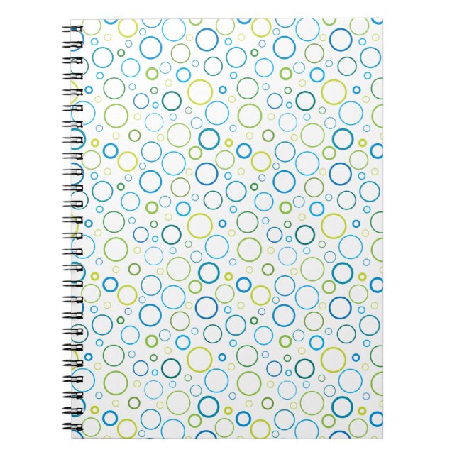 Caderno Espiral Bolhas de primavera (Frente)