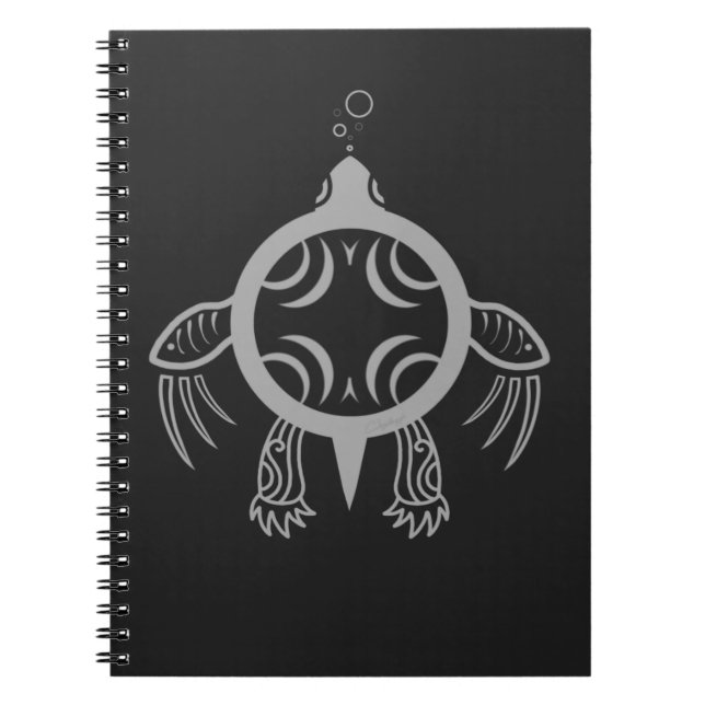 Caderno Espiral Bolhas de Tartaruga do Mar (Frente)
