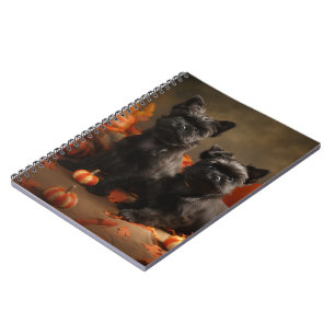 Caderno Espiral Boliche Francês Puppy Autumn Delight Pumpkin