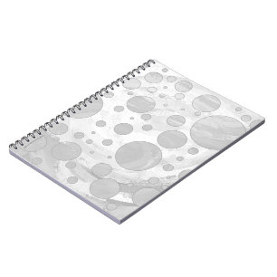 Caderno Espiral Bolinhas da Cinza Rainy Sky