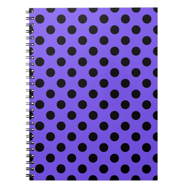 Caderno Espiral Bolinhas negras no relincho (Frente)