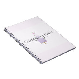 Caderno Espiral Bolo aquarela  